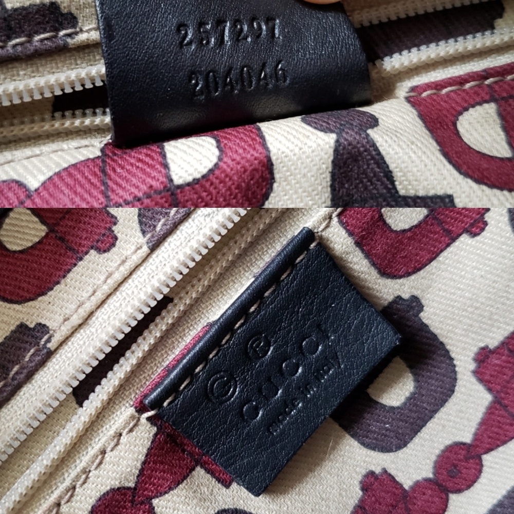 B2G1 Gucci Patent Leather Half Moon Shoulder Bag - Picture 4 of 8